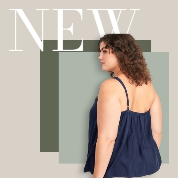 2X - Old Navy | Soft-Woven One-Shoulder Top - Picture 2 of 8